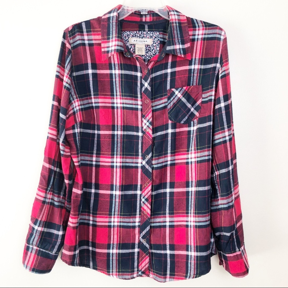 Arizona Plaid Flannel Top